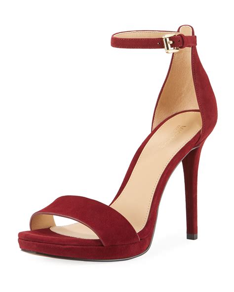 michael kors hutton suede sandal|MICHAEL Michael Kors Hutton Suede Platform Sandals.